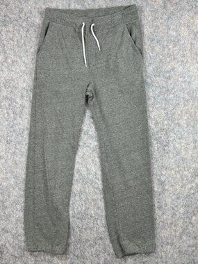 Monrow Classic Mens Joggers Sweatpants Gray Sz M